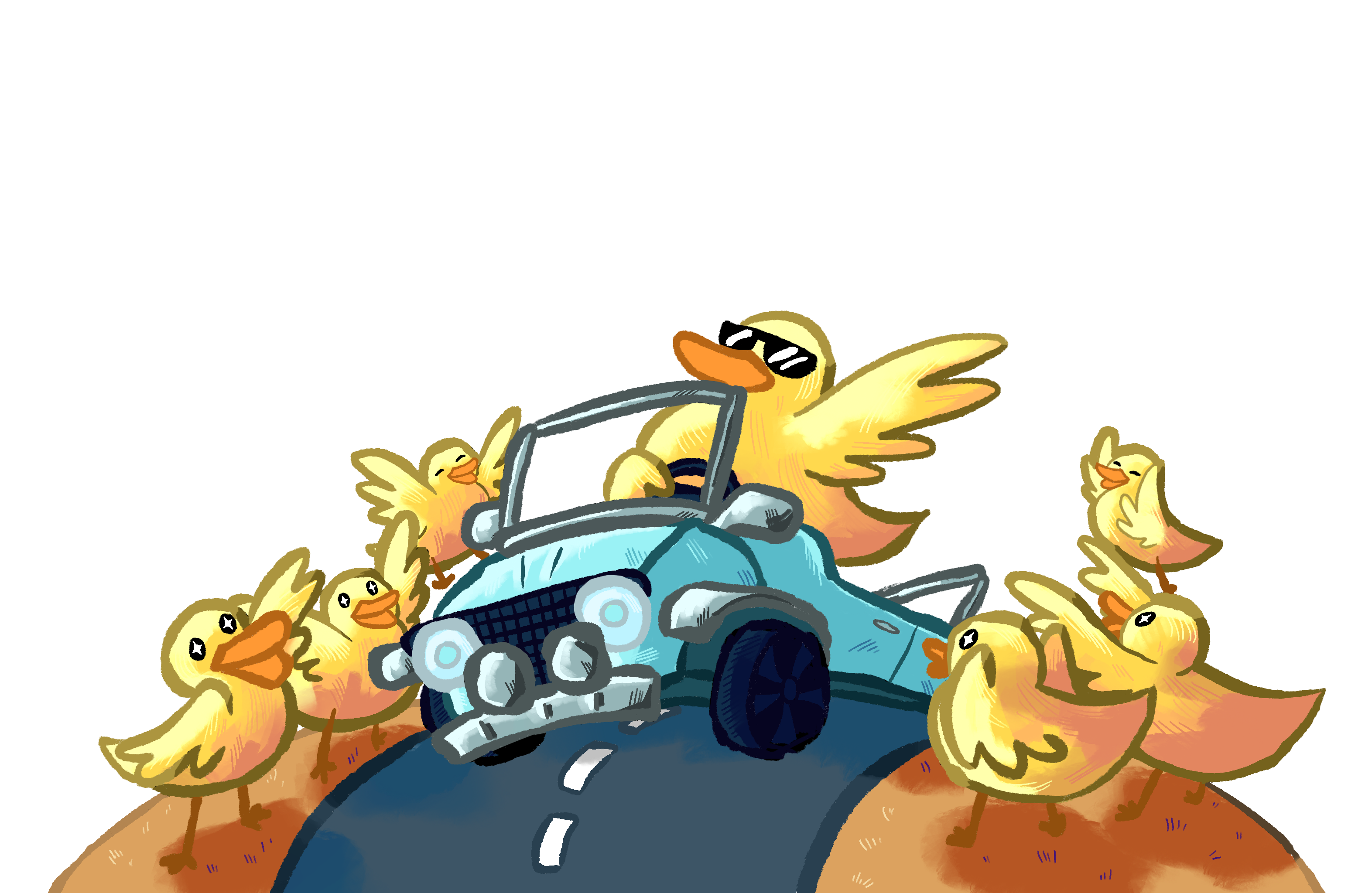 Duck Car Scene